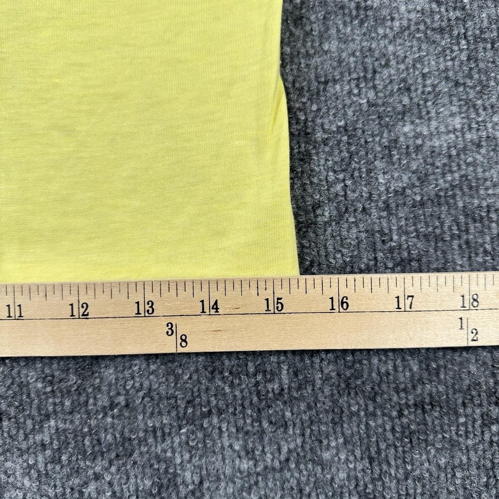 Vintage Maine Moose Shirt Mens Small Yellow Hanes 50/50 Graphic Made USA 80s - Picture 5 of 8